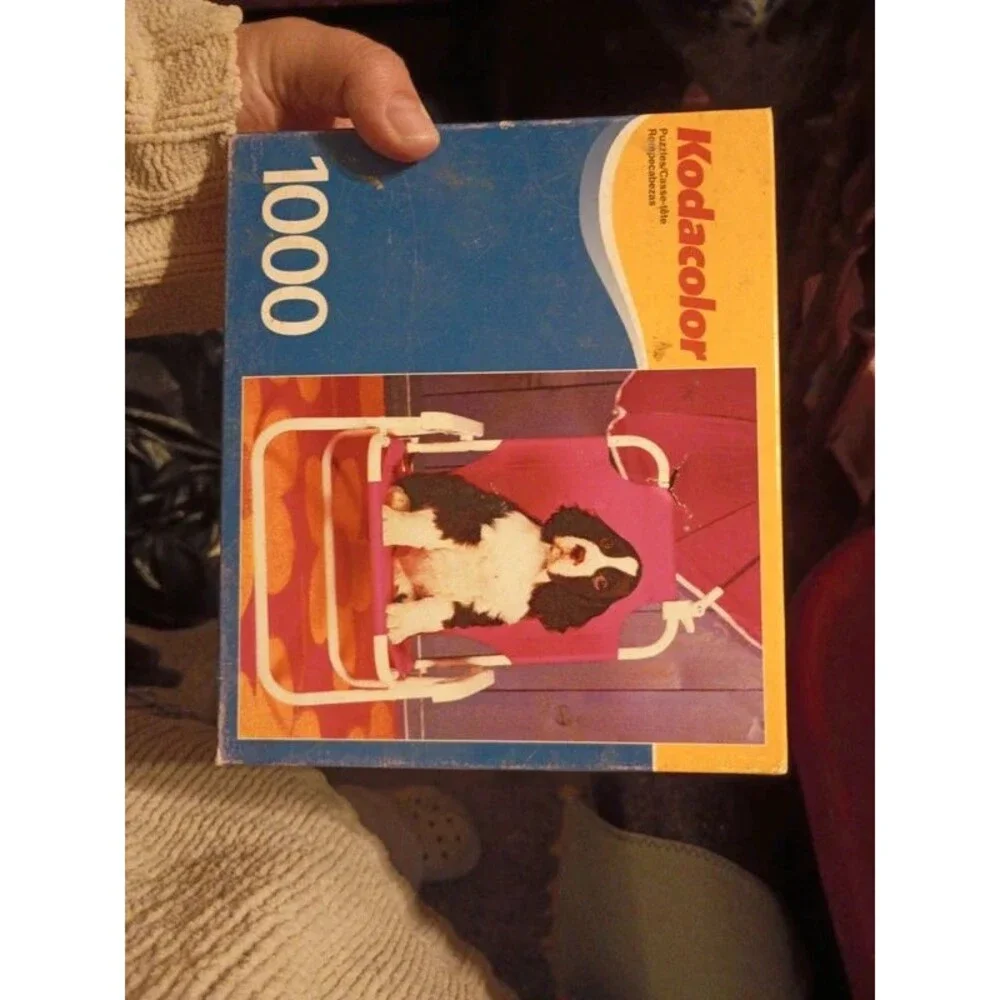 Super cute 1000 piece dog puzzle